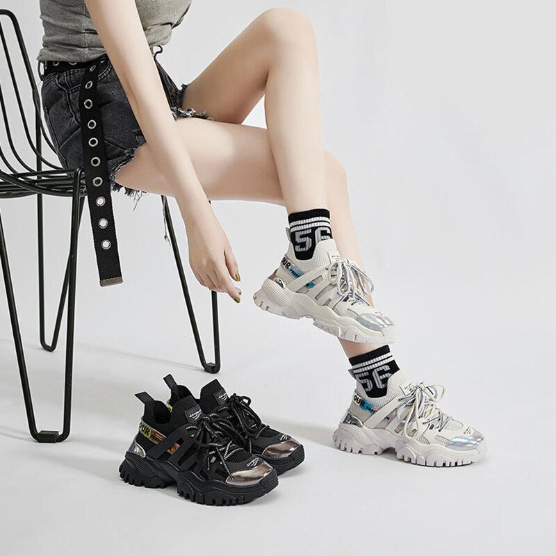 Tennis with Platform Woman Fashion Wedges Shoes
