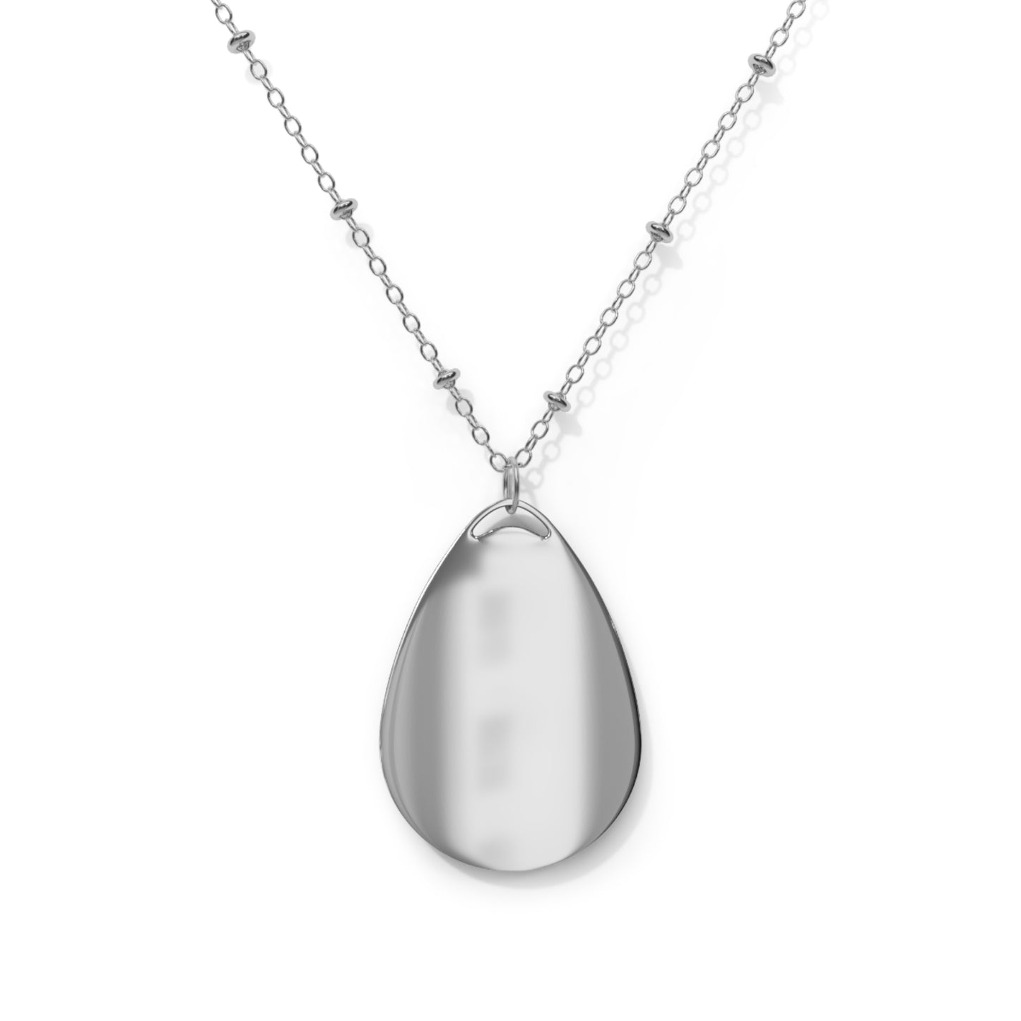 Said An Aquarius Pendant Necklace With White Card