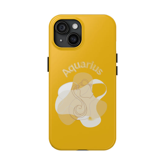 Gold Drip Aquarius Tough Phone Cases