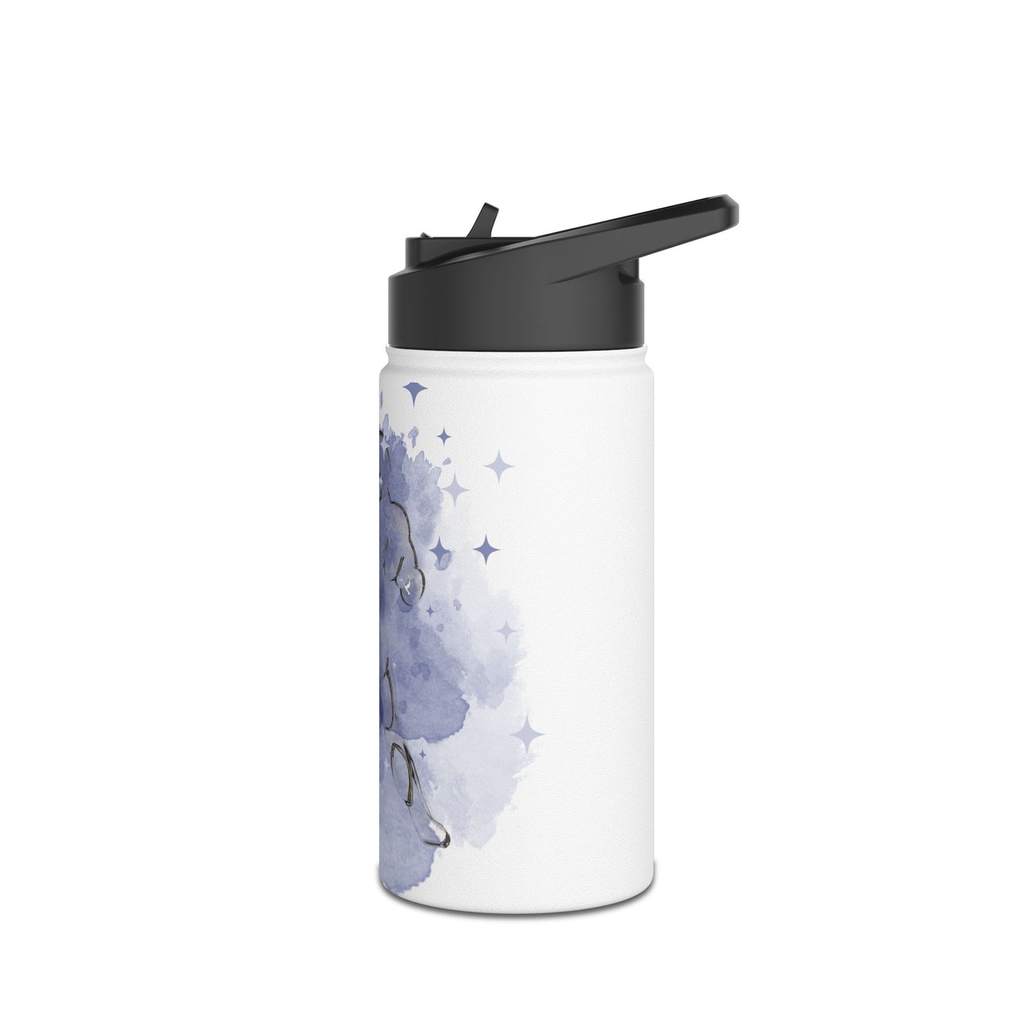 Sprinkle Aquarius Stainless Steel Water Bottle, Standard Lid