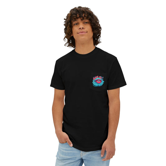 Said An Aquarius Logo Unisex Garment-Dyed Pocket T-Shirt