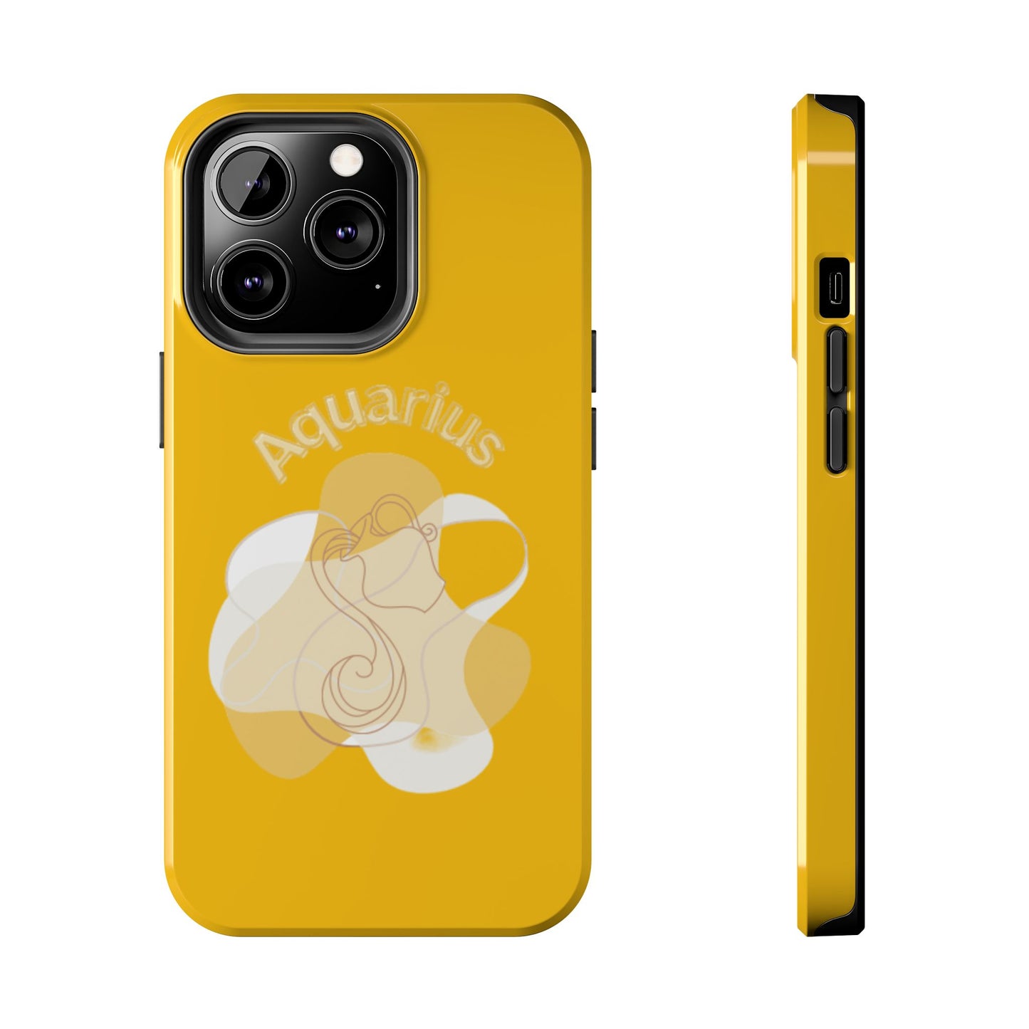 Gold Drip Aquarius Tough Phone Cases