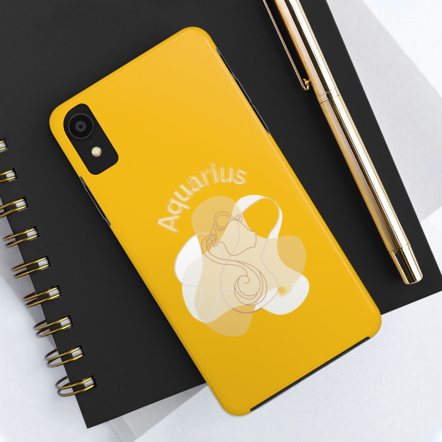 Gold Drip Aquarius Tough Phone Cases