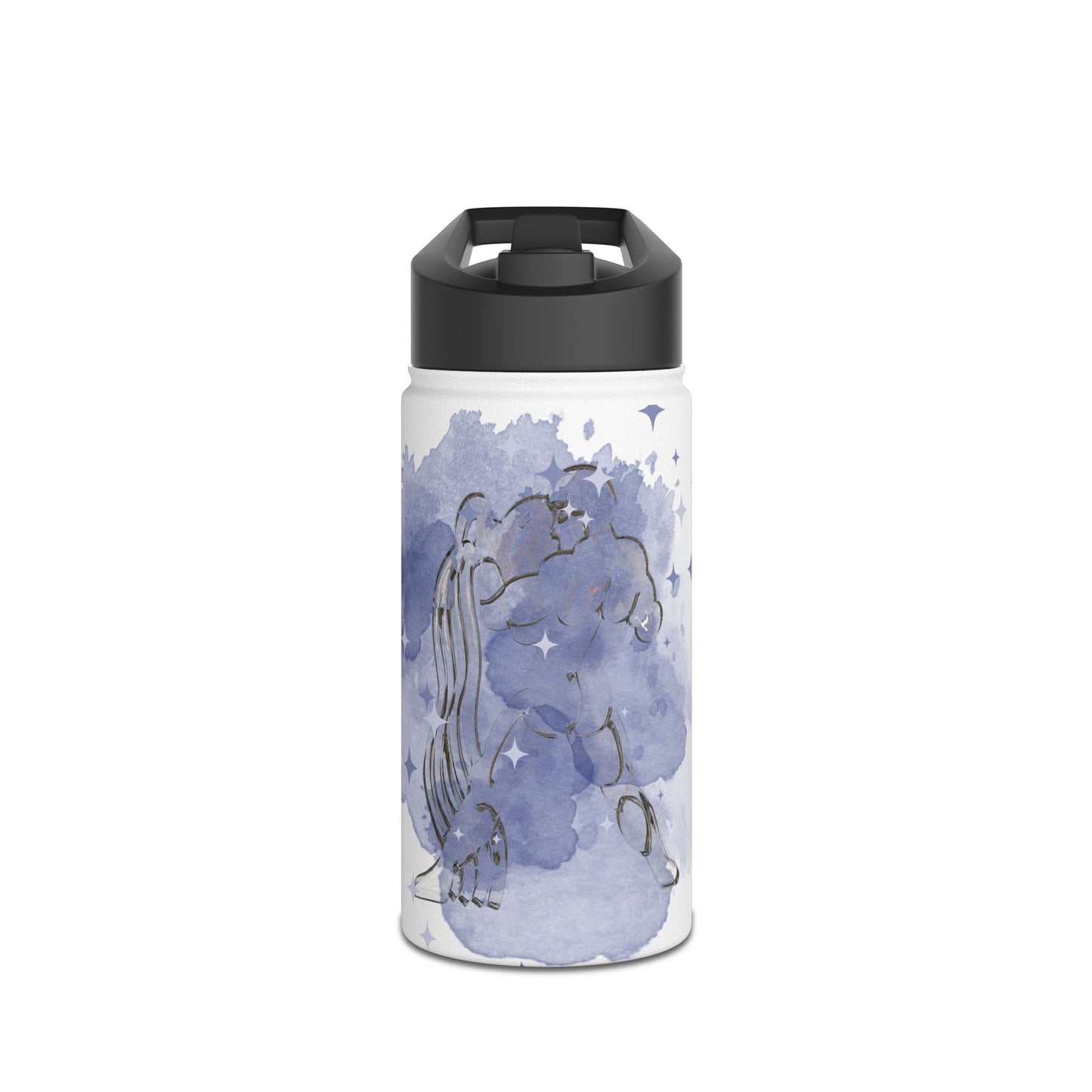 Sprinkle Aquarius Stainless Steel Water Bottle, Standard Lid