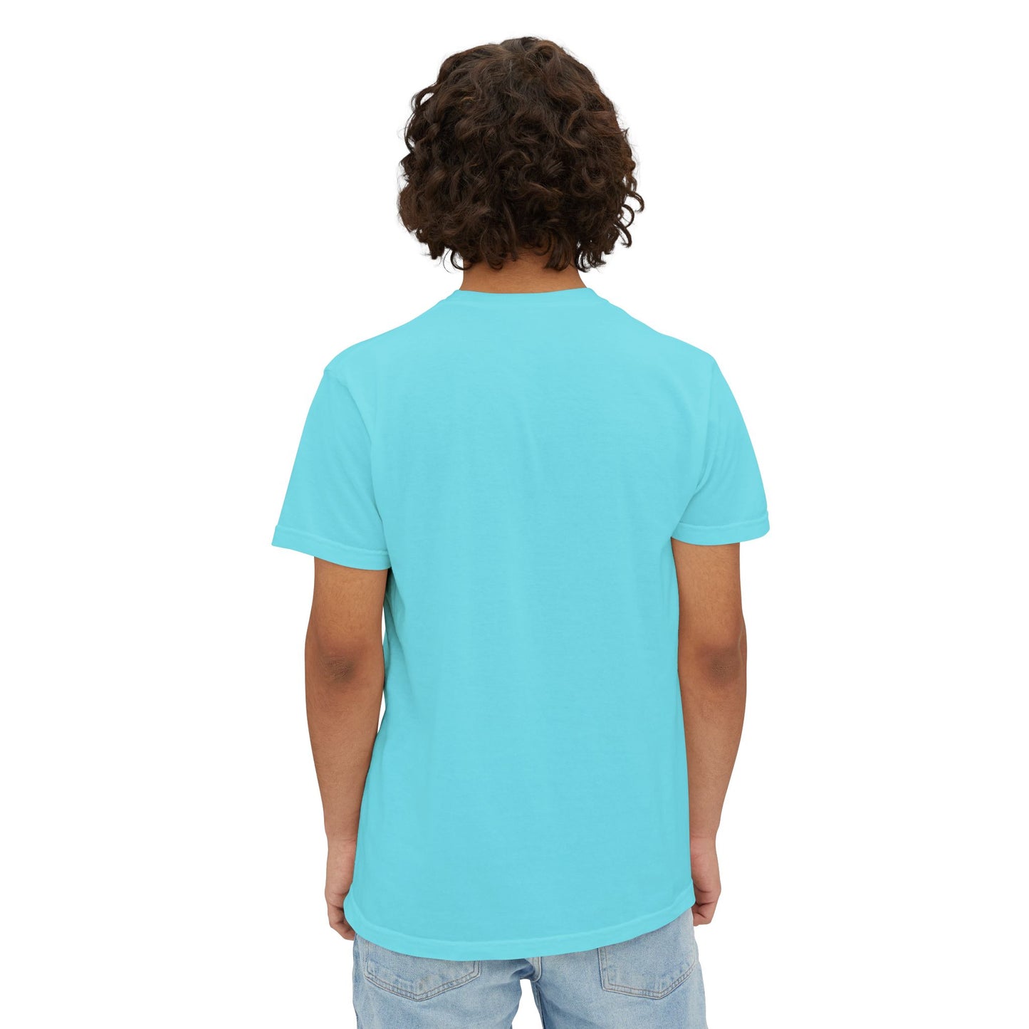 Said An Aquarius Logo Unisex Garment-Dyed Pocket T-Shirt