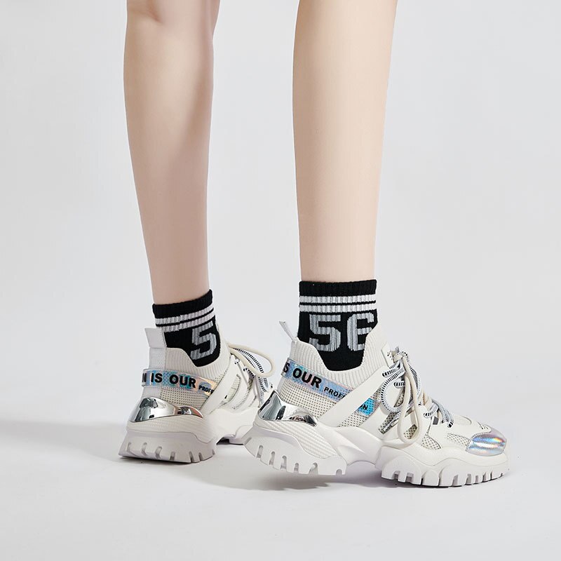 Tennis with Platform Woman Fashion Wedges Shoes